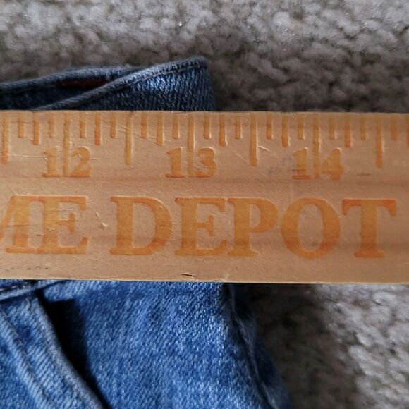 Eddie Bauer Denim Maxi Pencil Cargo Skirt Womens 4P Blue Western Boho Cowgirl - Picture 7 of 14